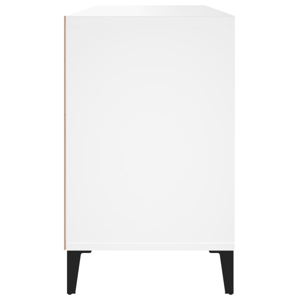 Scarpiera Bianca 102x36x60 cm in Legno Multistrato