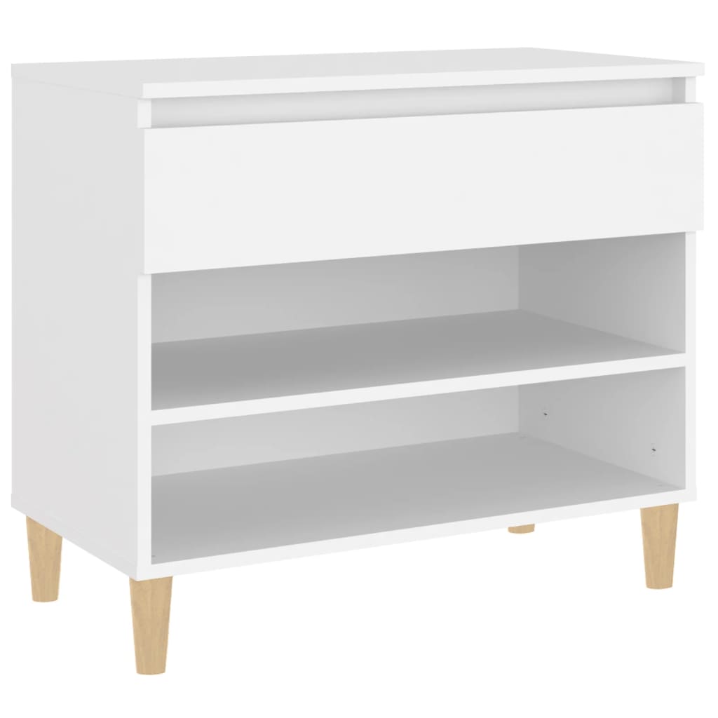 Scarpiera Bianca 70x36x60 cm in Legno Multistrato