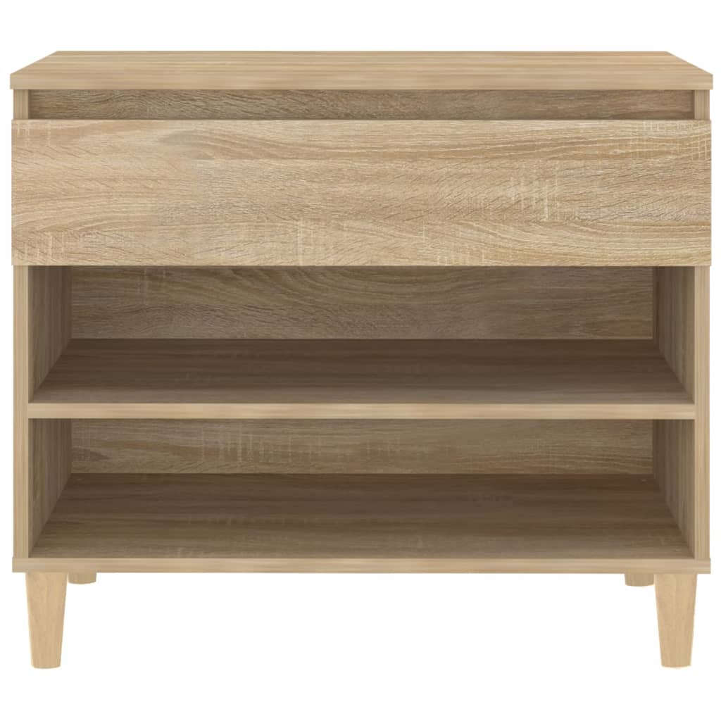 Scarpiera Rovere Sonoma 70x36x60 cm in Legno Multistrato