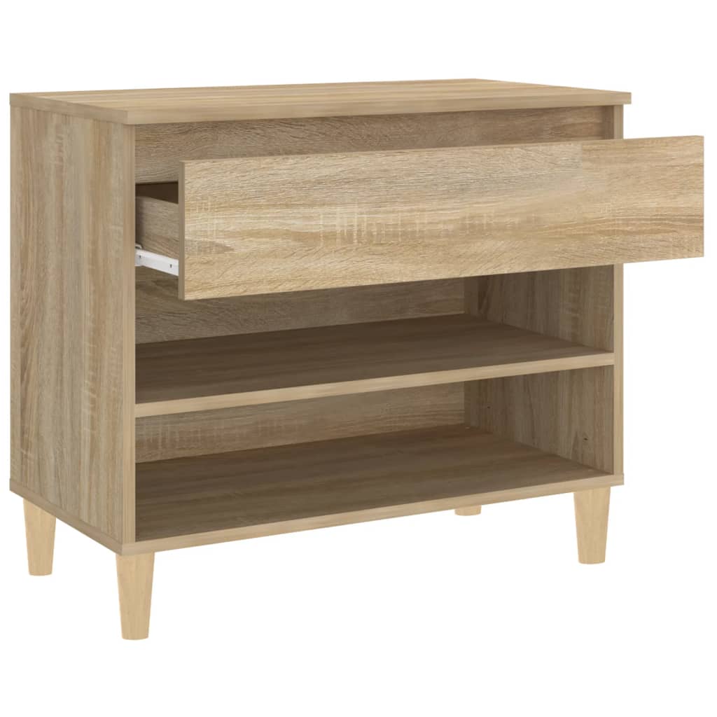 Scarpiera Rovere Sonoma 70x36x60 cm in Legno Multistrato