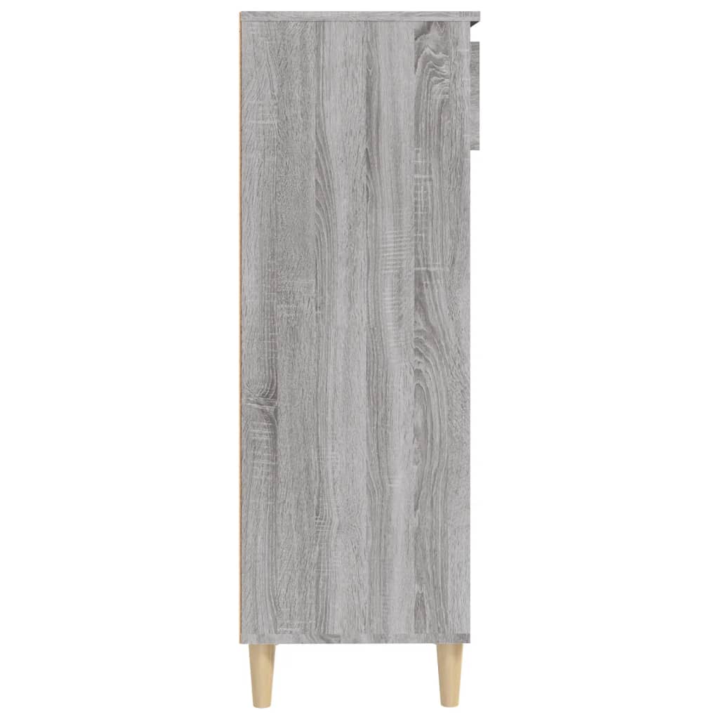 Scarpiera Grigio Sonoma 40x36x105 cm in Legno Multistrato