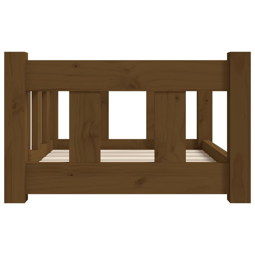 Cuccia per Cani Ambra 55,5x45,5x28 cm in Legno Massello di Pino