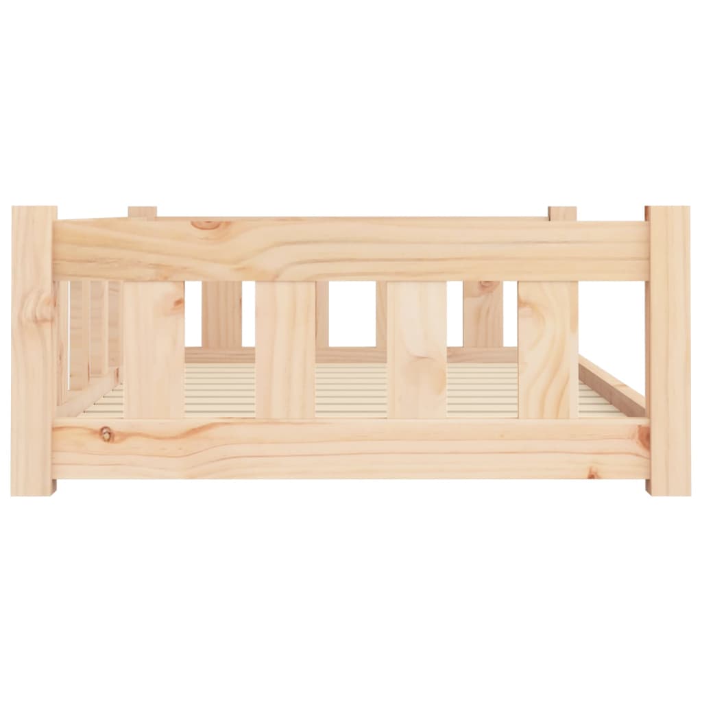 Cuccia per Cani 95,5x65,5x28 cm in Legno Massello di Pino