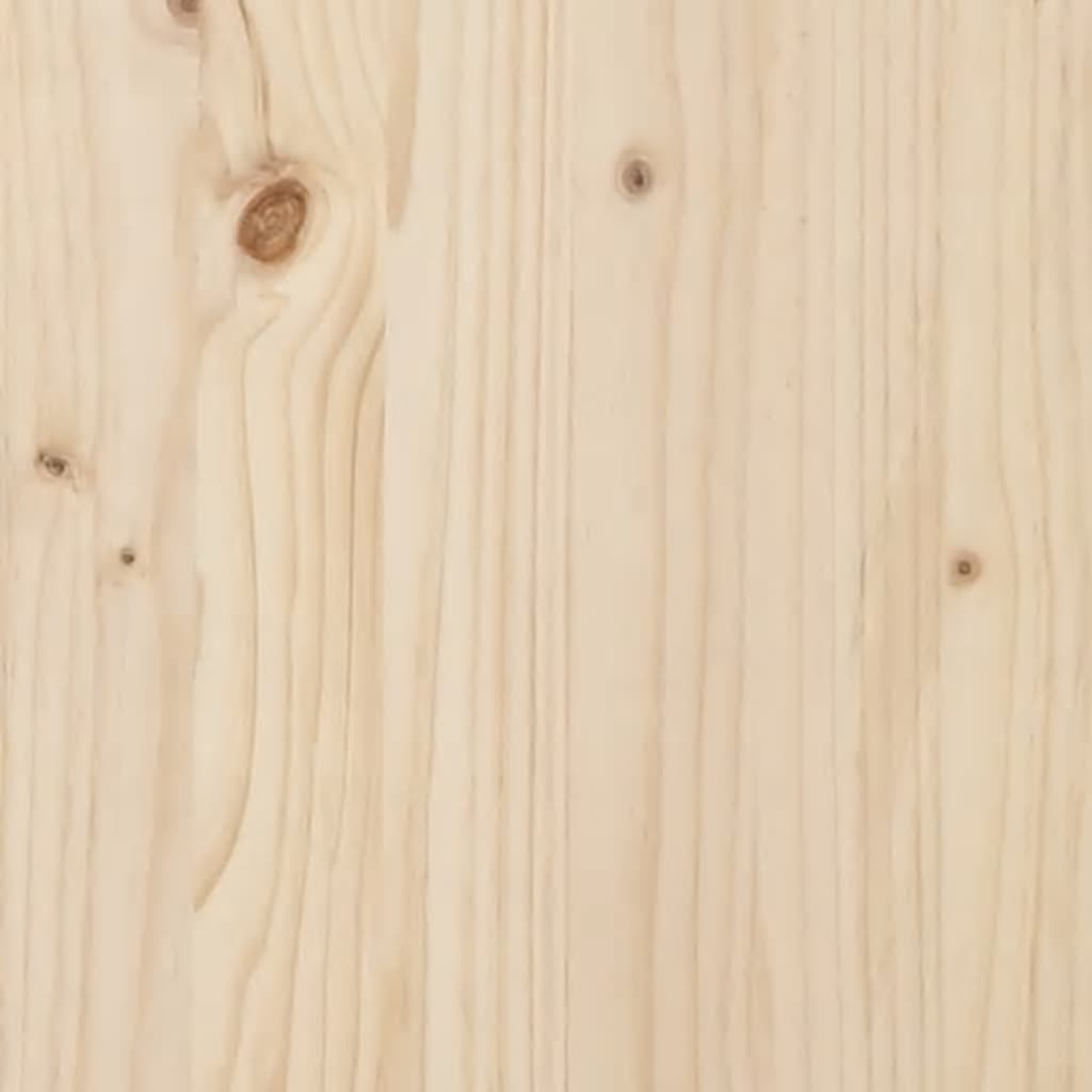 Cuccia per Cani 95,5x65,5x28 cm in Legno Massello di Pino
