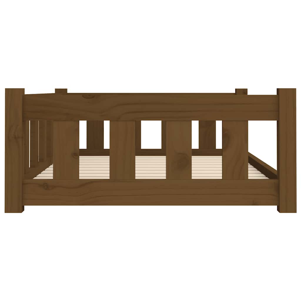 Cuccia per Cani Ambra 95,5x65,5x28 cm in Legno Massello di Pino