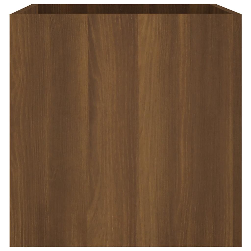 Fioriera Rovere Marrone 40x40x40 cm in Legno Multistrato