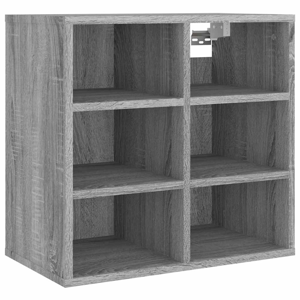 Scarpiere 2 pz Grigie Sonoma 52,5x30x50 cm