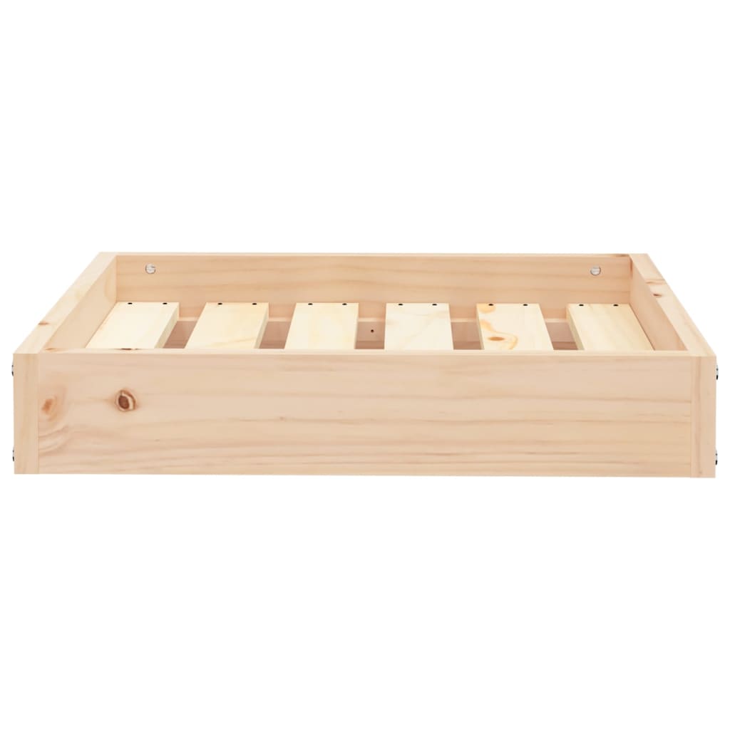 Cuccia per Cani 51,5x44x9 cm in Legno Massello di Pino