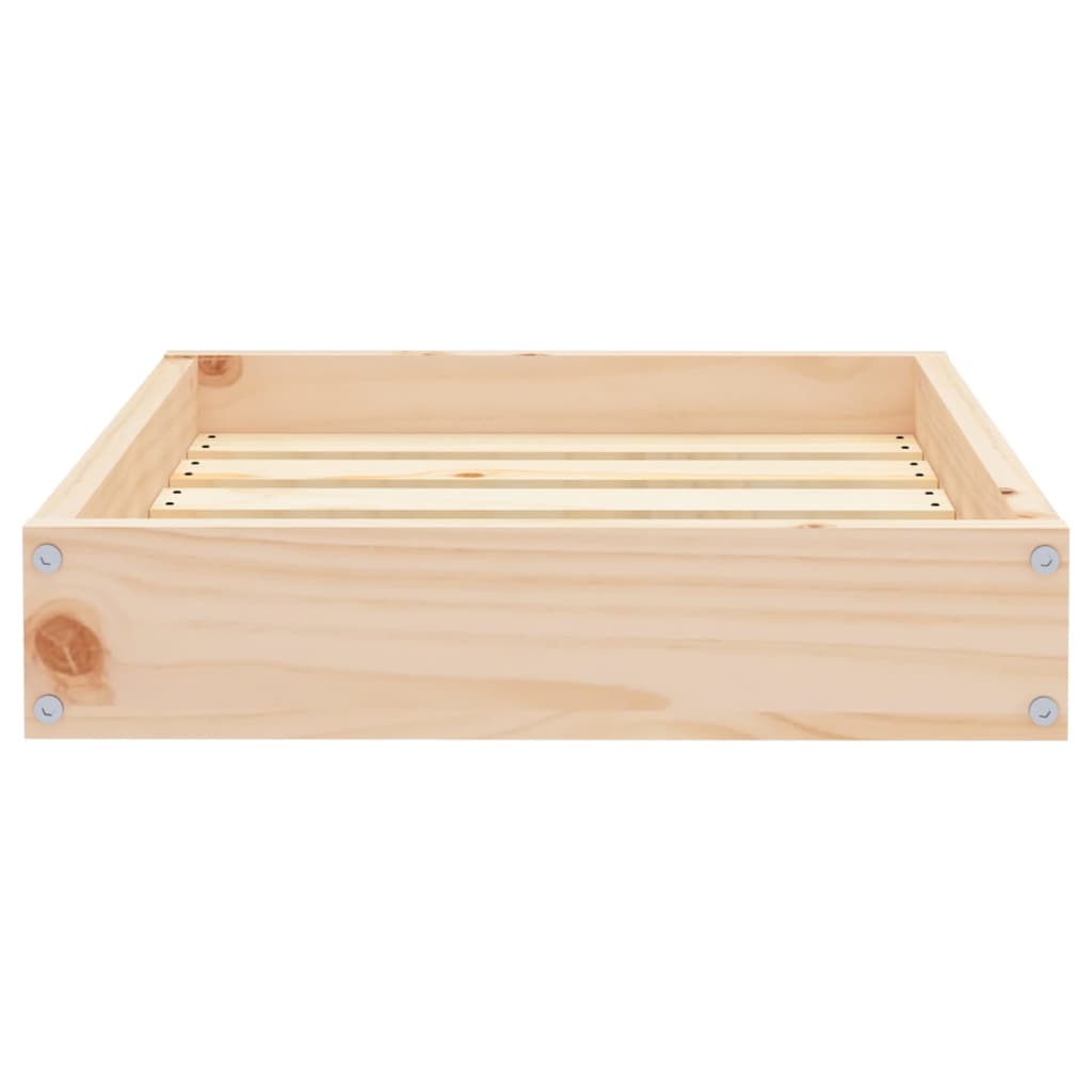 Cuccia per Cani 51,5x44x9 cm in Legno Massello di Pino