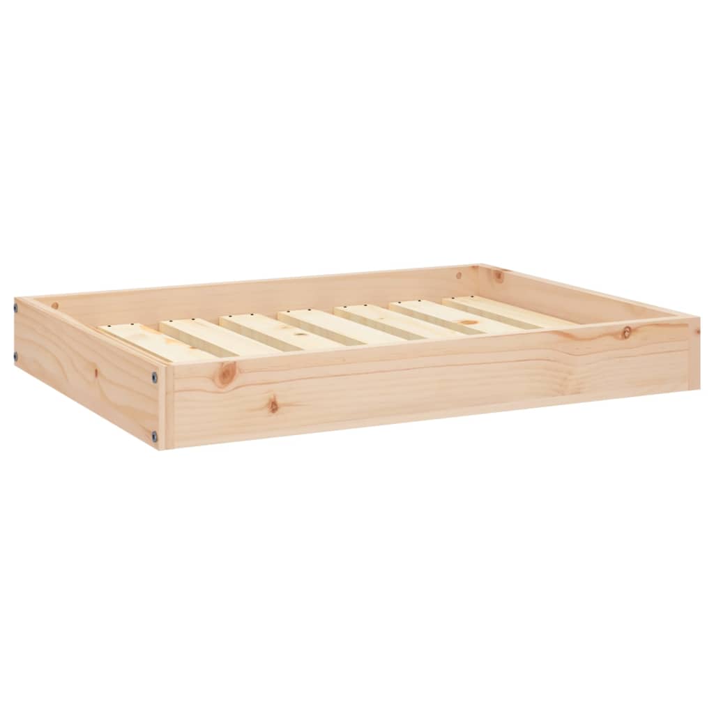 Cuccia per Cani 71,5x54x9 cm in Legno Massello di Pino
