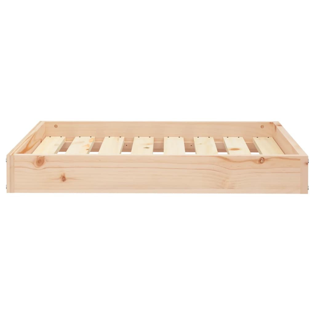 Cuccia per Cani 71,5x54x9 cm in Legno Massello di Pino
