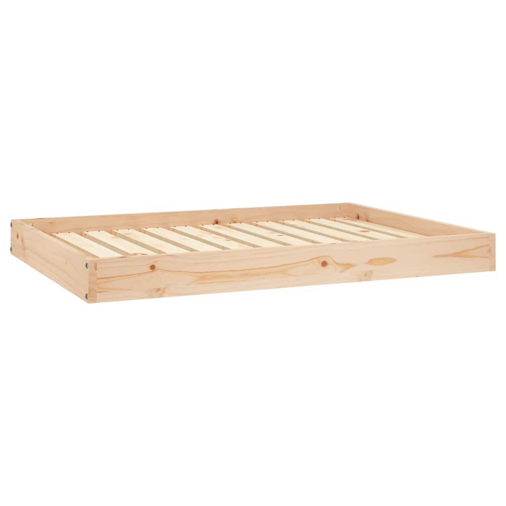 Cuccia per Cani 101,5x74x9 cm in Legno Massello di Pino