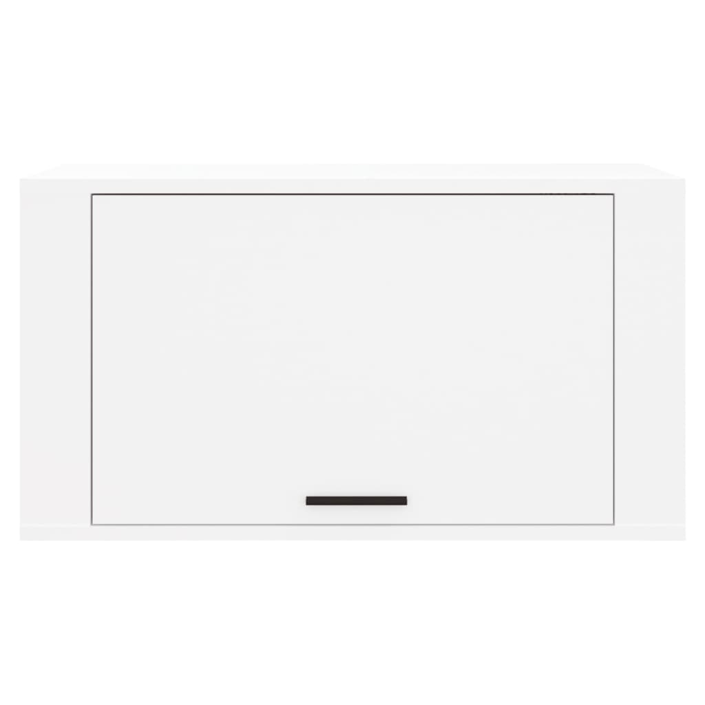 Scarpiera a Parete Bianco 70x35x38 cm Legno Multistrato