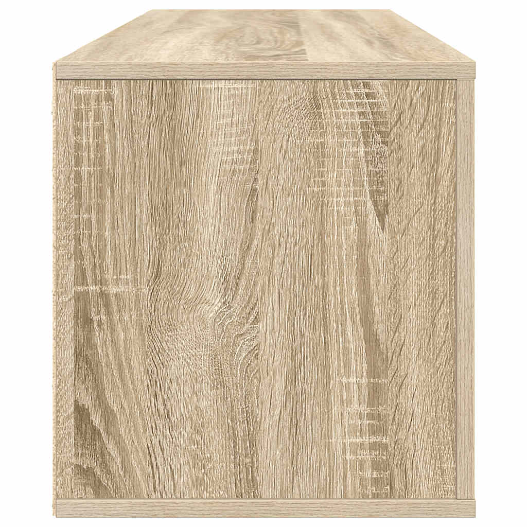 Scarpiera a Muro Rovere Sonoma 100x35x38cm in Legno Multistrato