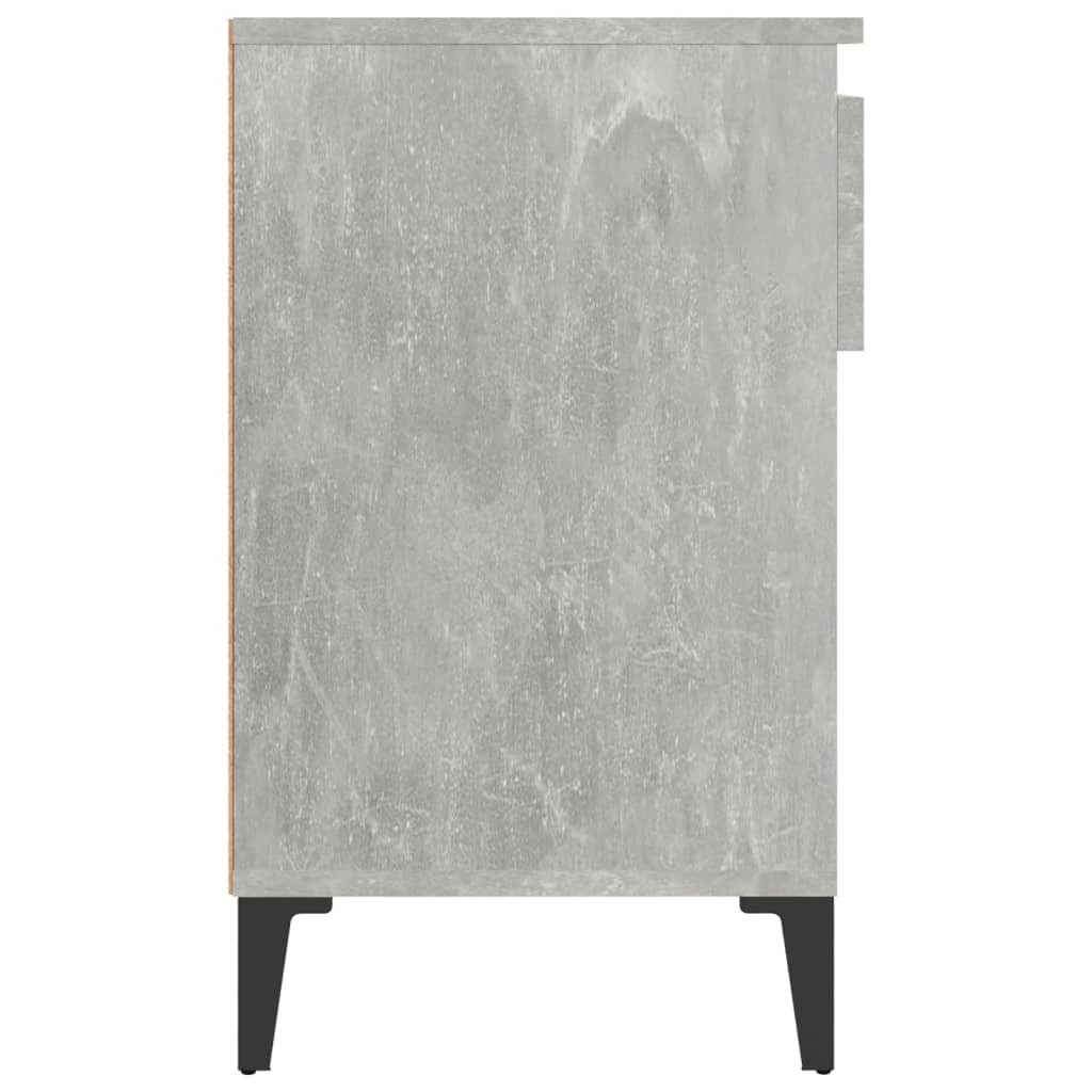 Scarpiera Grigio Cemento 102x36x60 cm in Legno Multistrato