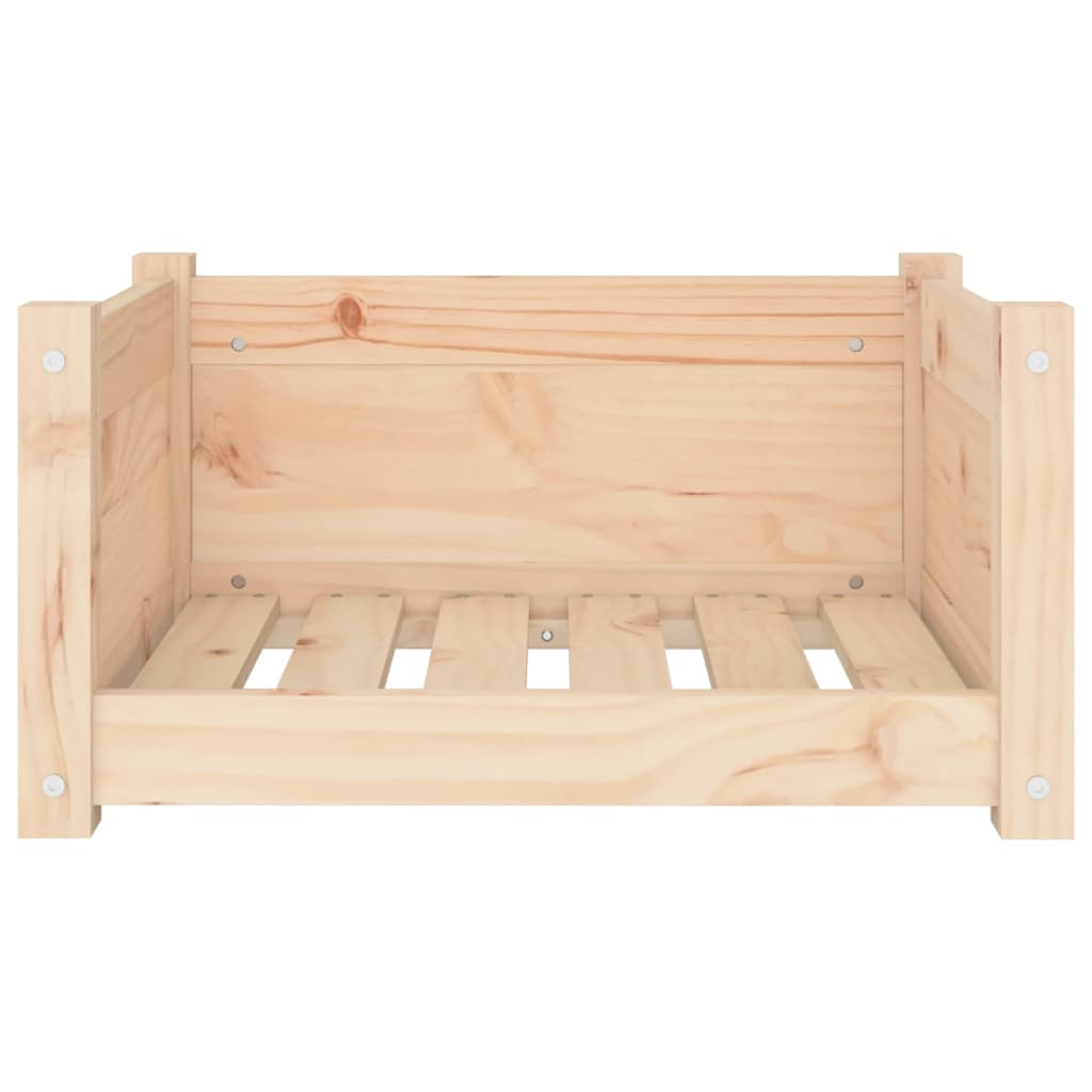 Letto per cani 55,5x45,5x28 cm in legno massello di pino
