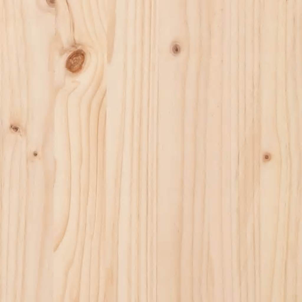 Cuccia per Cani 75,5x55,5x28 cm in Legno Massello di Pino