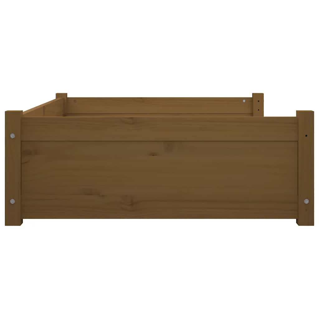Cuccia per Cani Ambra 95,5x65,5x28cm in Legno Massello di Pino