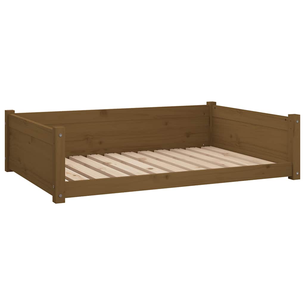 Cuccia per Cani Ambra 105,5x75,5x28cm in Legno Massello di Pino