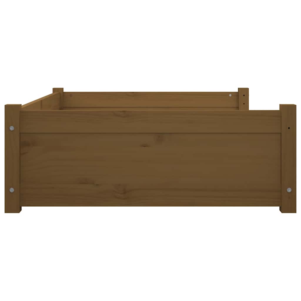 Cuccia per Cani Ambra 105,5x75,5x28cm in Legno Massello di Pino