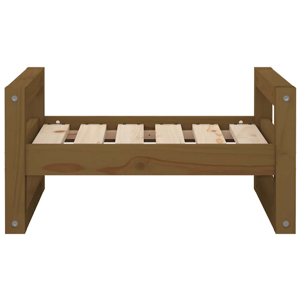 Cuccia per Cani ambra 55,5x45,5x28 cm Legno Massello di Pino