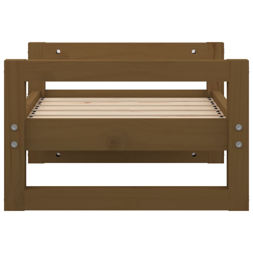 Cuccia per Cani ambra 55,5x45,5x28 cm Legno Massello di Pino