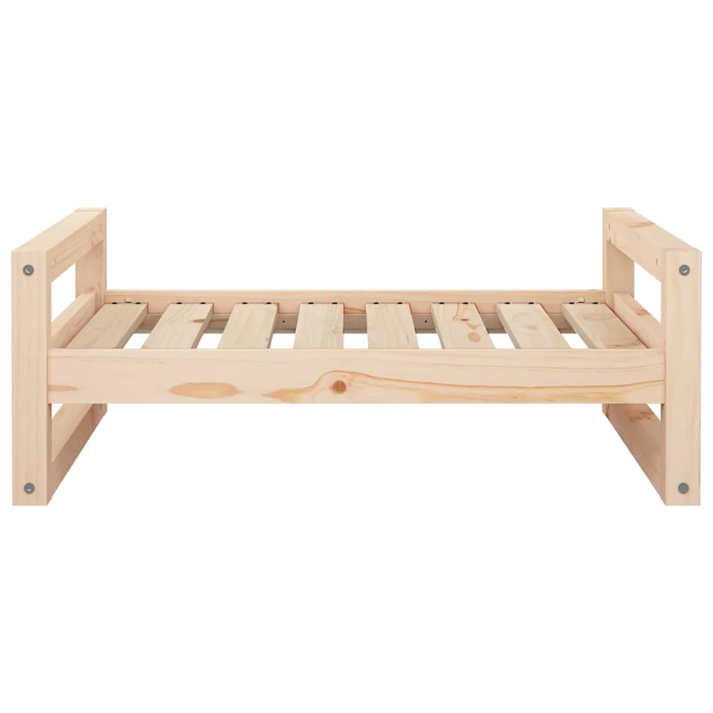 Cuccia per Cani 75,5x55,5x28 cm in Legno Massello di Pino