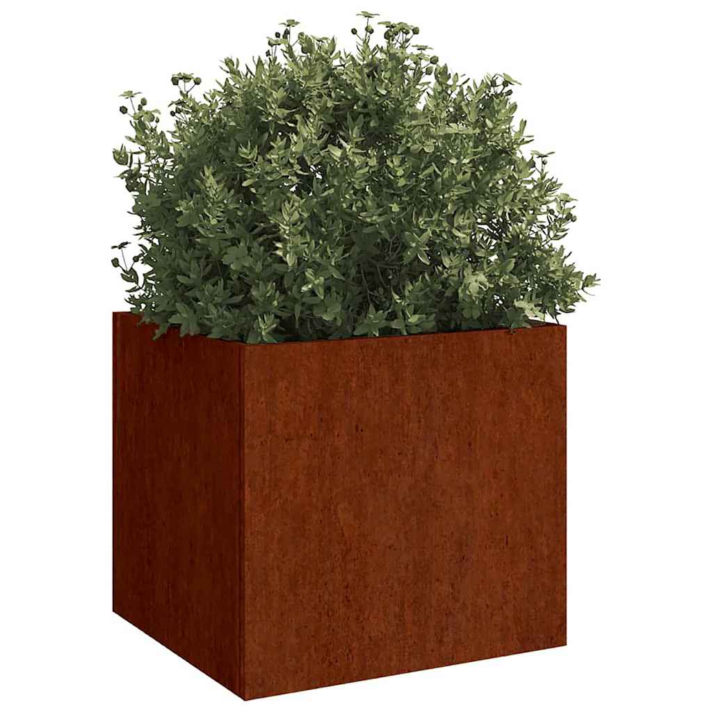 Fioriera 32x30x29 cm Acciaio Corten