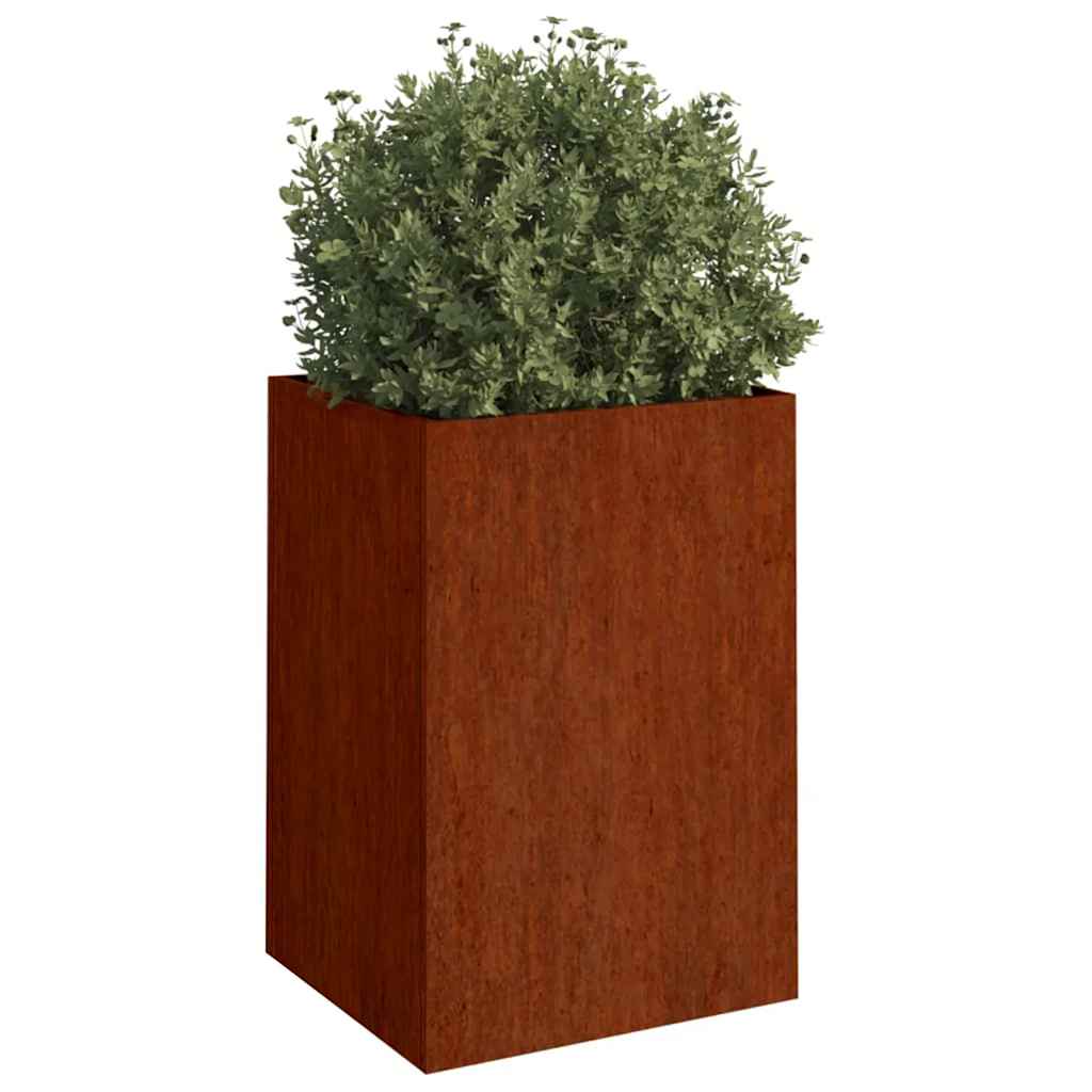 Fioriera 42x38x75 cm Acciaio Corten