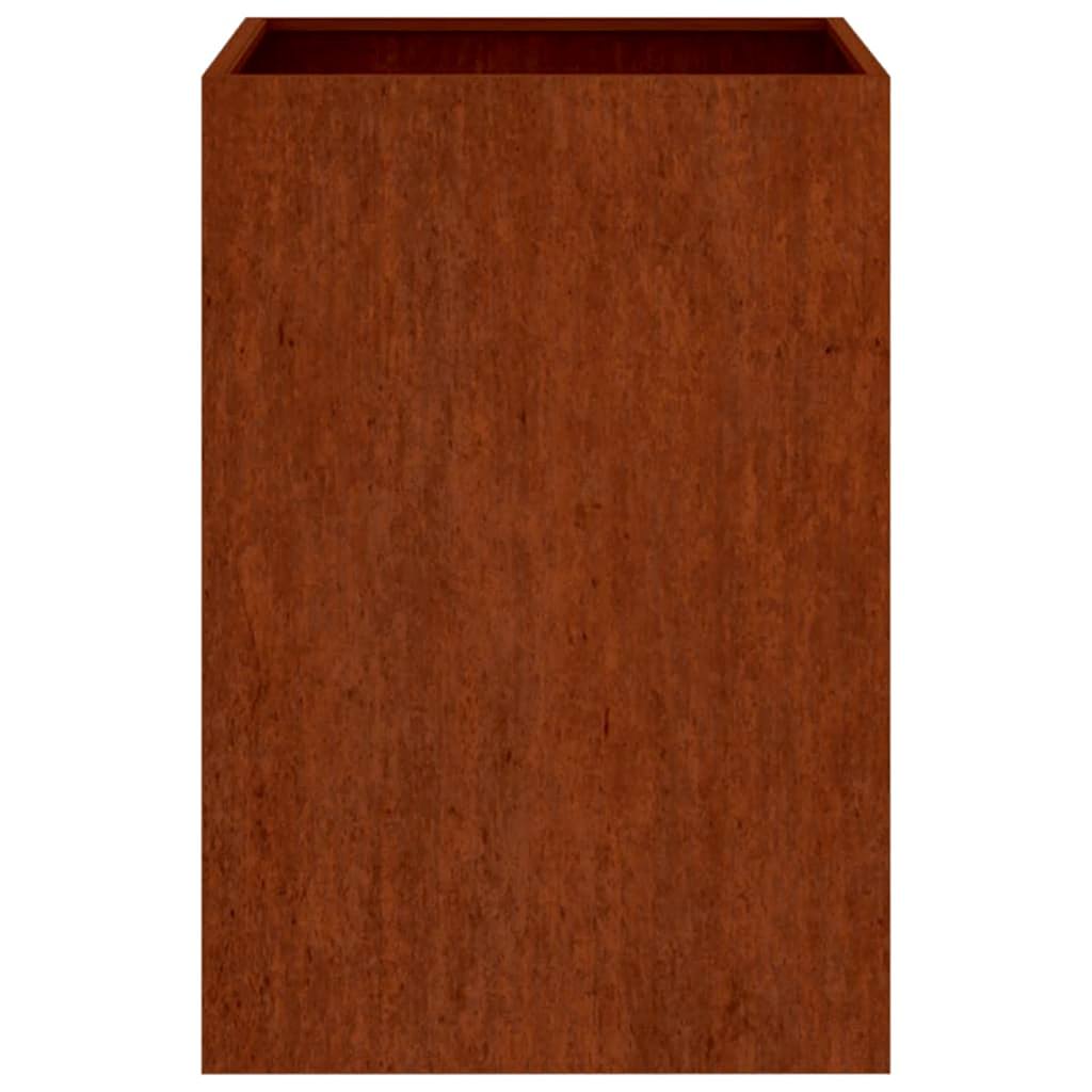 Fioriera 42x38x75 cm Acciaio Corten
