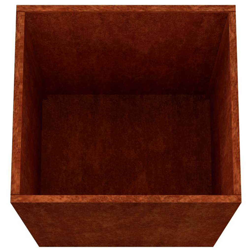 Fioriera 42x38x75 cm Acciaio Corten
