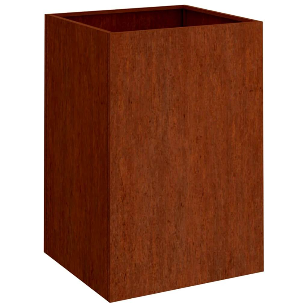Fioriera 52x48x75 cm Acciaio Corten