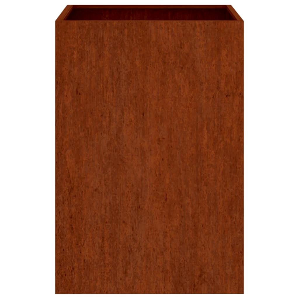 Fioriera 52x48x75 cm Acciaio Corten