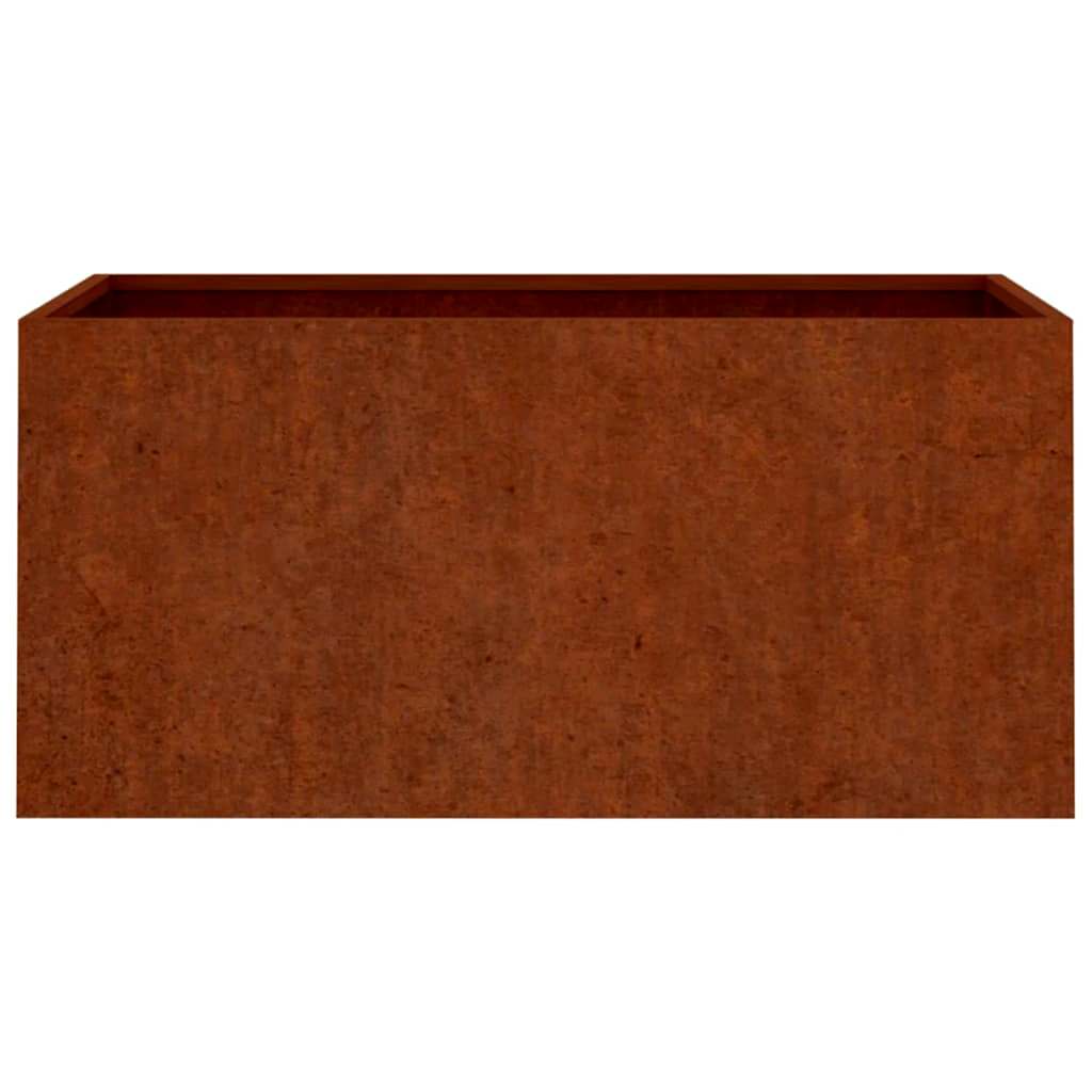 Fioriera 62x30x29 cm Acciaio Corten