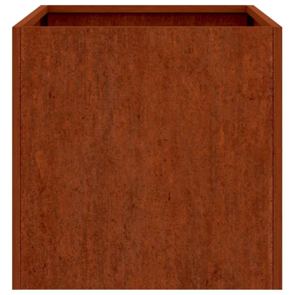 Fioriera 62x30x29 cm Acciaio Corten