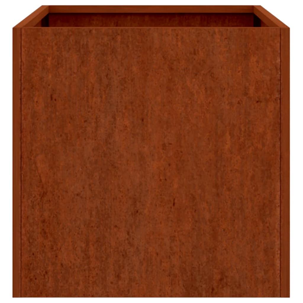 Fioriera 62x40x39 cm Acciaio Corten