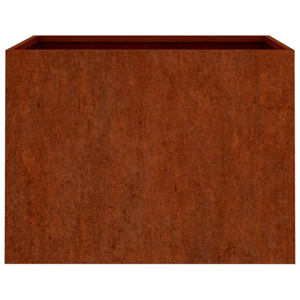 Fioriera 62x47x46 cm Acciaio Corten