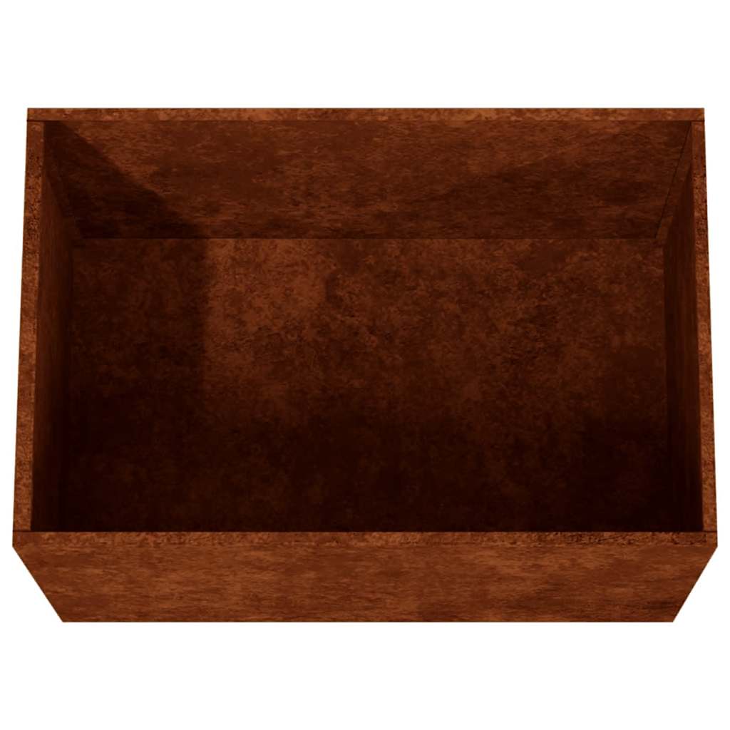 Fioriera 62x47x46 cm Acciaio Corten