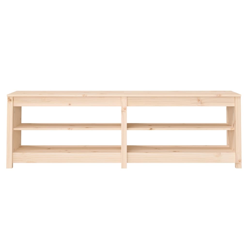 Scarpiera 160x36,5x50 cm in Legno Massello di Pino