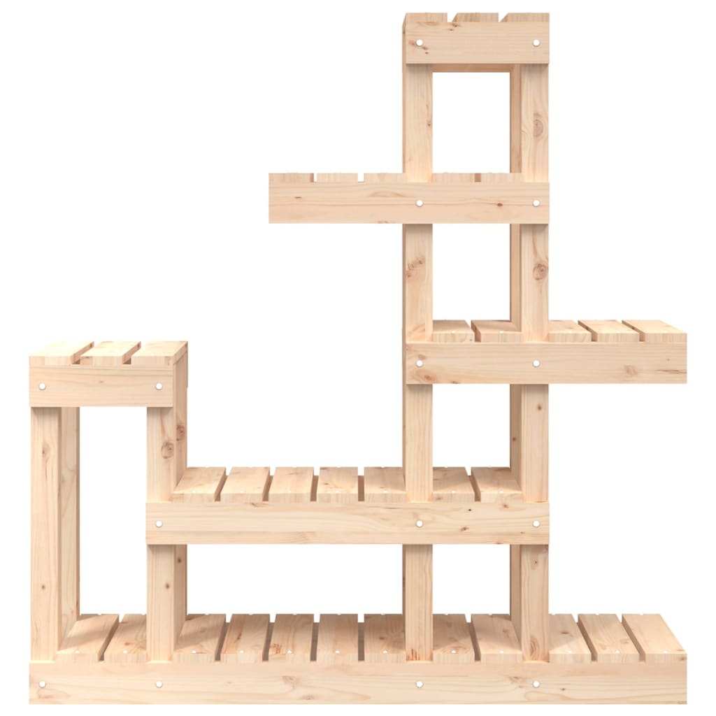 Supporto per Piante 92x25x97 cm in Legno Massello di Pino