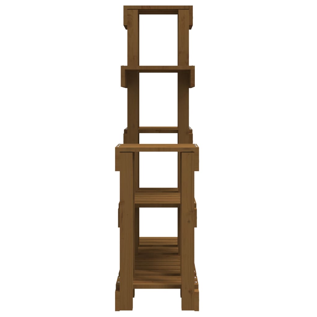 Supporto per Piante Ambra 92x25x97 cm Legno Massello di Pino