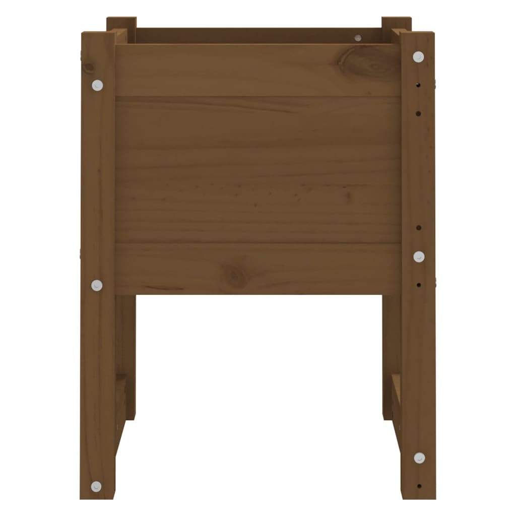 Fioriere 2 pz Ambra 40x40x52,5 cm in Legno Massello di Pino