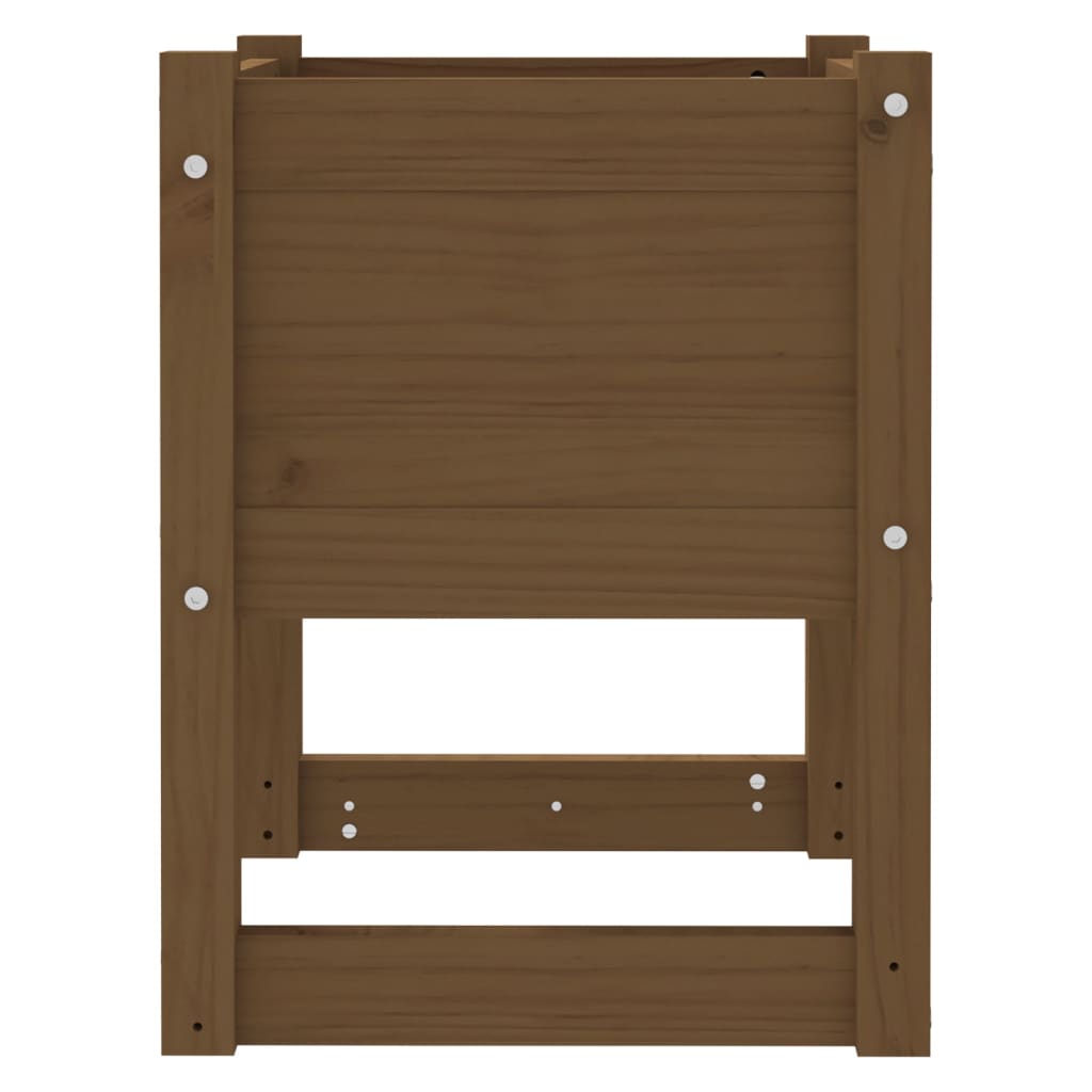 Fioriere 2 pz Ambra 40x40x52,5 cm in Legno Massello di Pino