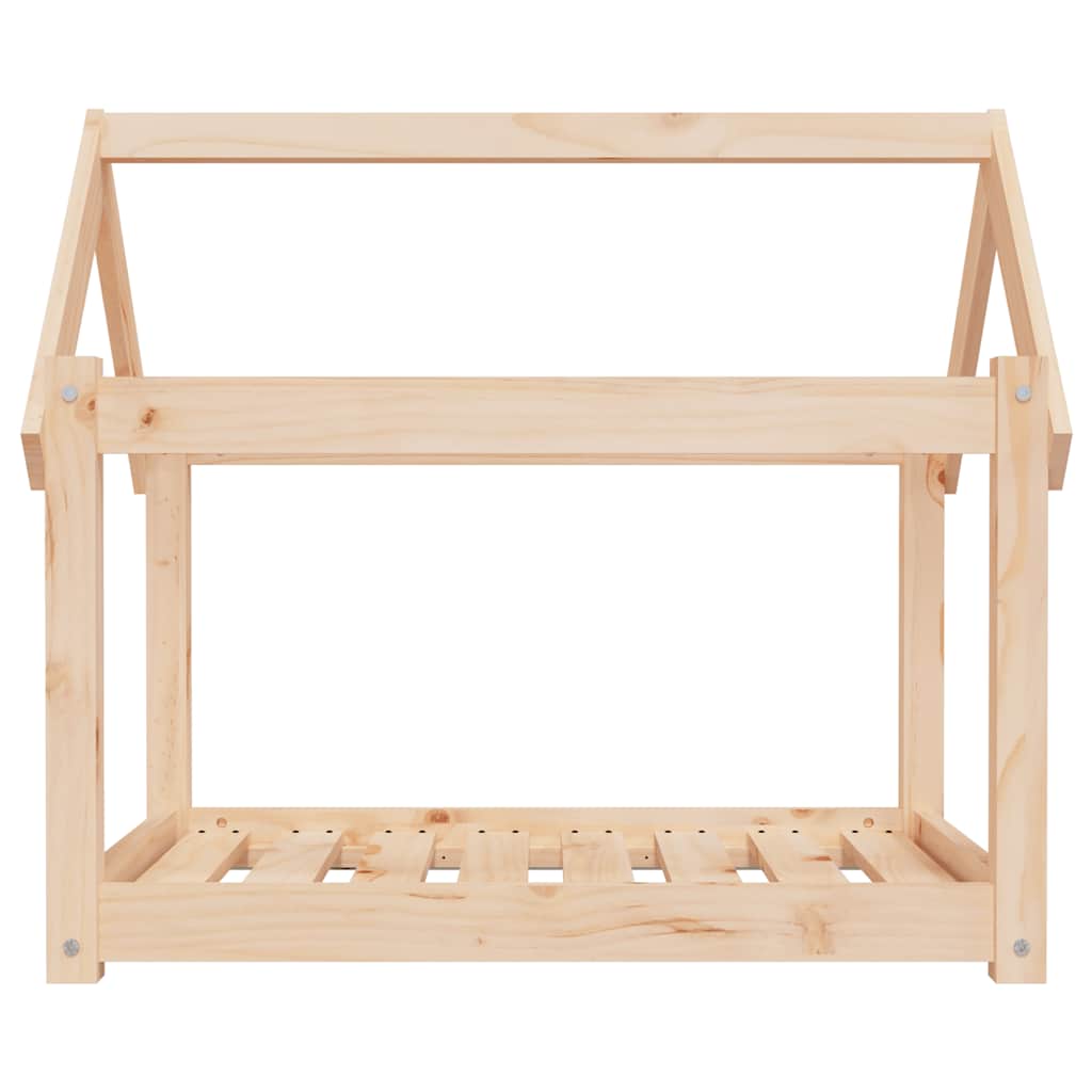 Cuccia per Cani 81x60x70 cm in Legno Massello di Pino