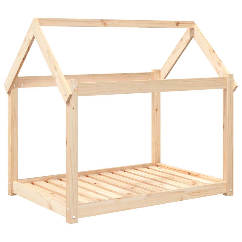 Cuccia per Cani 101x70x90 cm in Legno Massello di Pino