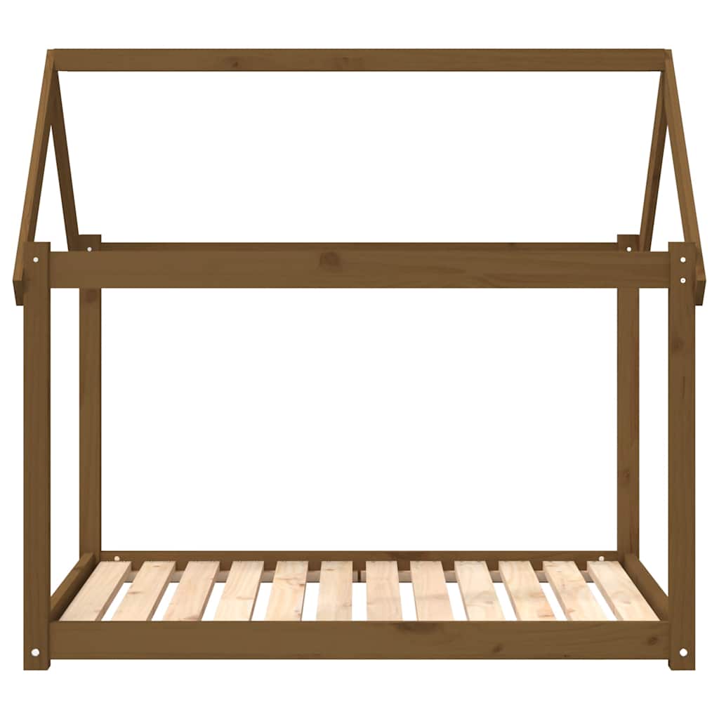 Cuccia per Cani Ambra 111x80x100 cm in Legno Massello di Pino