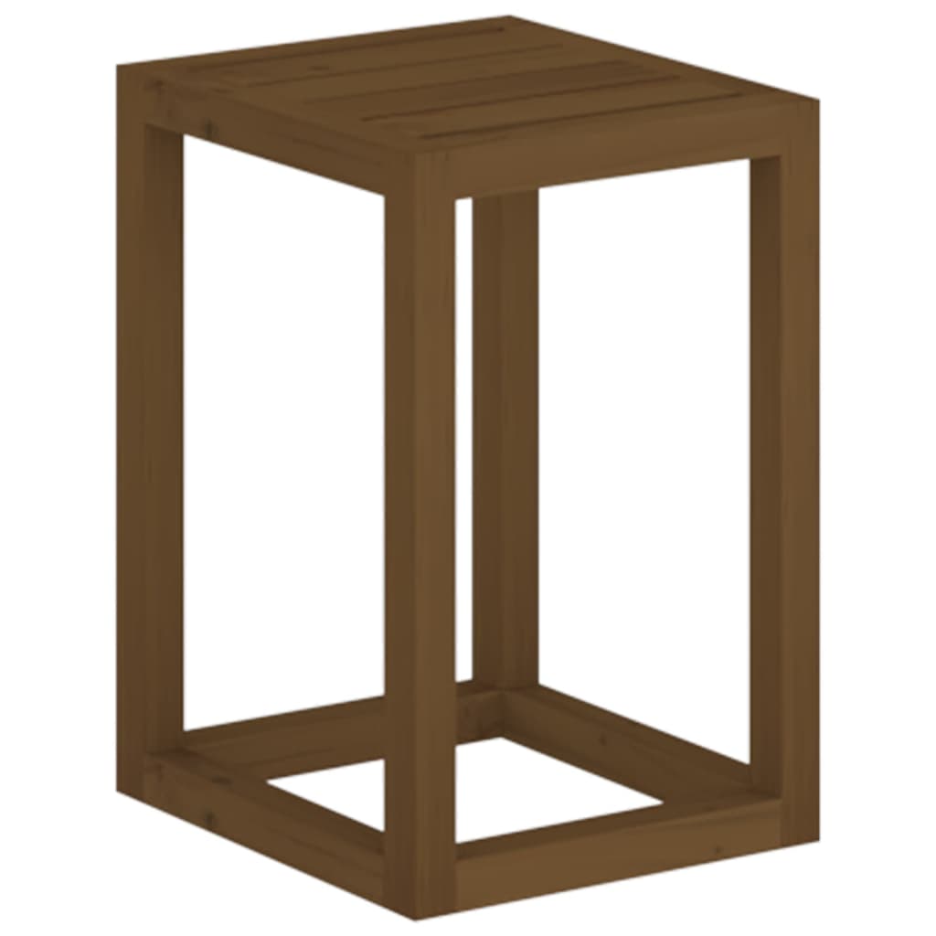 Set Supporti per Piante 3 pz Ambra in Legno Massello di Pino