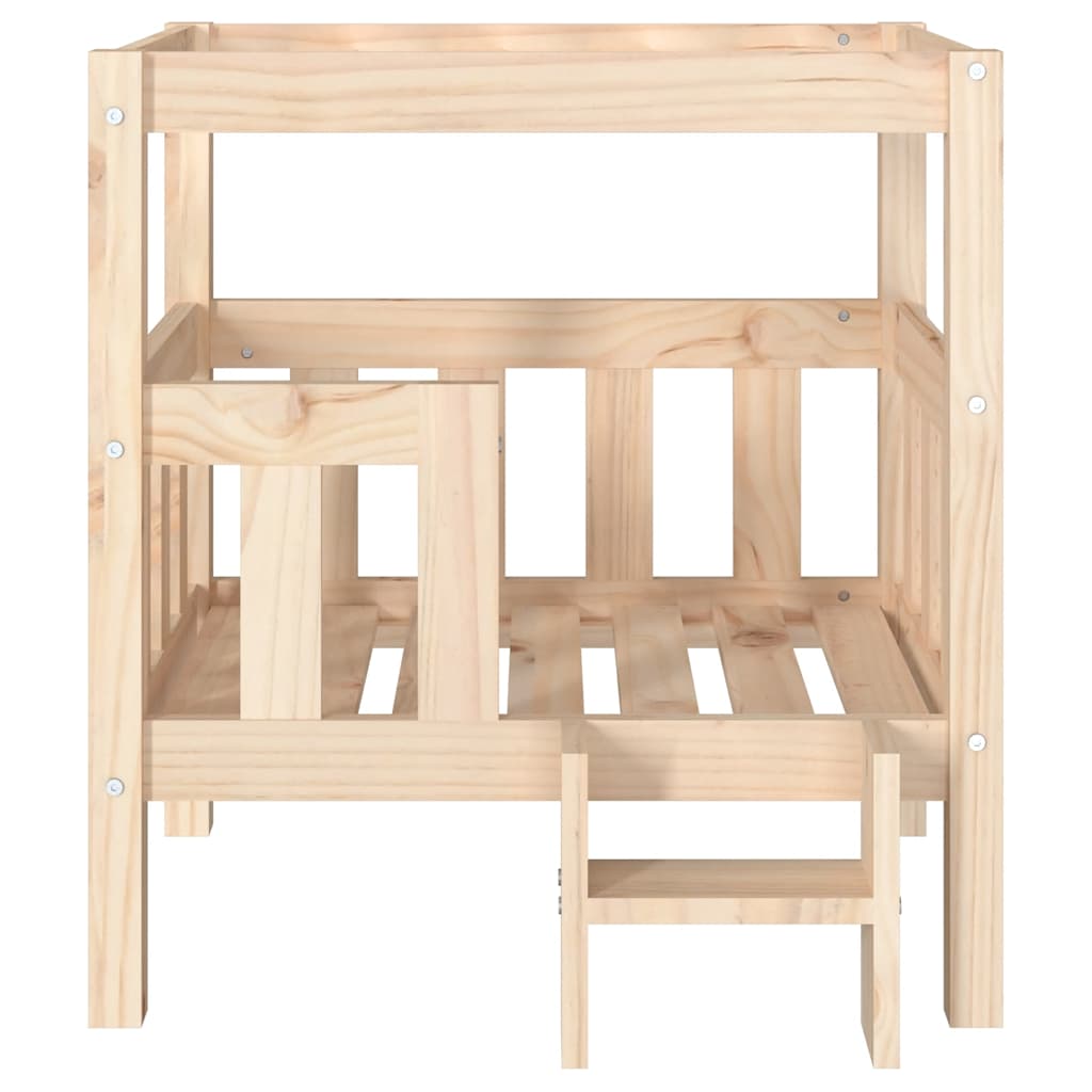 Cuccia per Cani 65,5x50,5x70 cm in Legno Massello di Pino