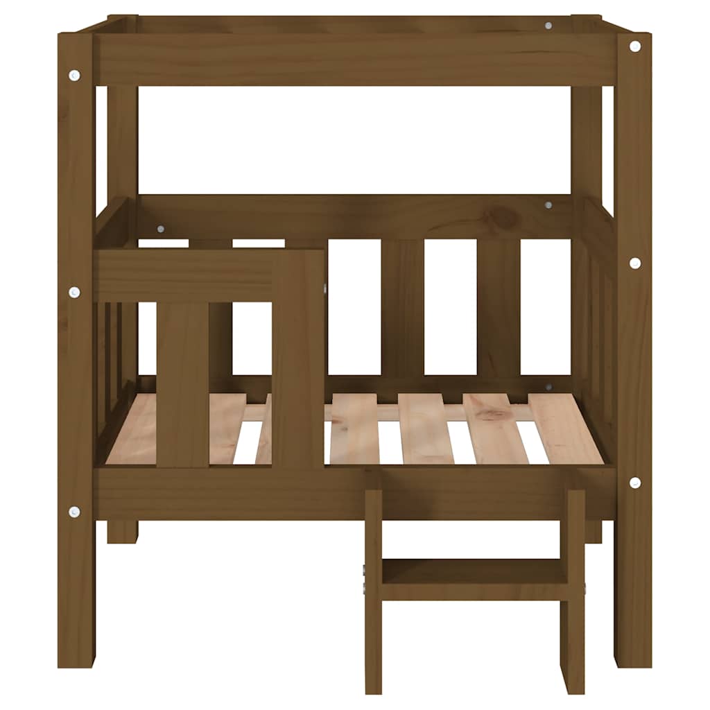 Cuccia per Cani Ambra 65,5x50,5x70 cm in Legno Massello di Pino