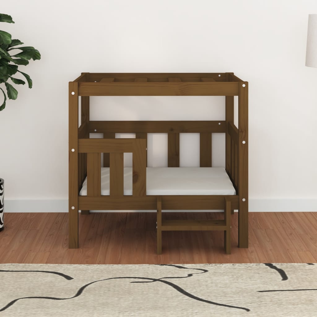 Cuccia per Cani Ambra 75,5x63,5x70 cm in Legno Massello di Pino